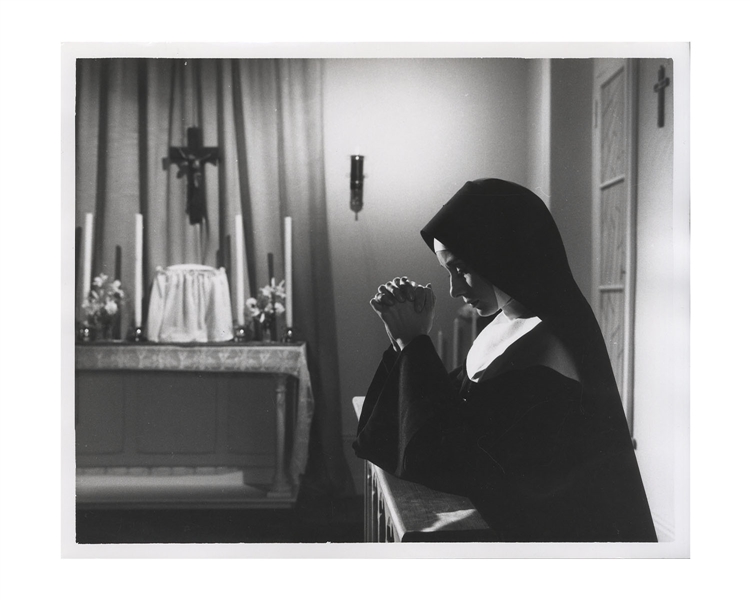 Audrey Hepburn's Personally Owned 10'' x 8'' Photo From ''The Nun's Story''